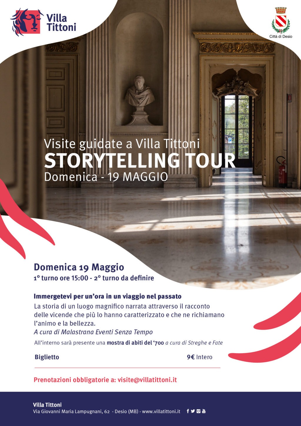 STORY TELLING TOUR a Villa Tittoni
