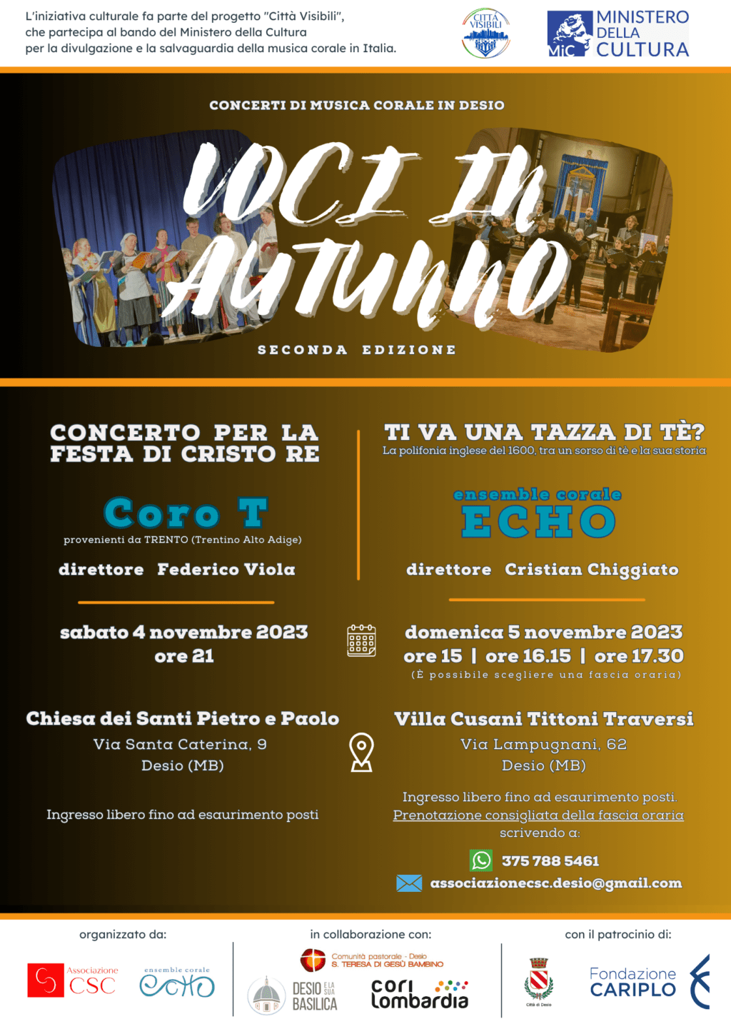 VOCI IN AUTUNNO  seconda edizione