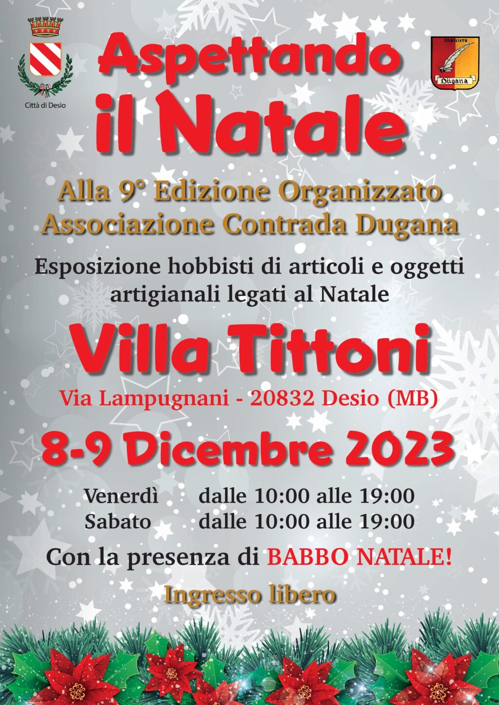 ASPETTANDO IL NATALE MERCATINI IN VILLA